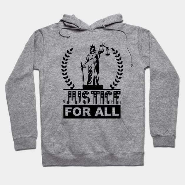 Justice For All Hoodie by Nirvanax Studio